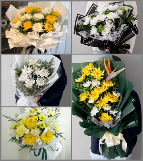 湖北黄冈市英山县草盘地镇黄沙河村白事花束代送